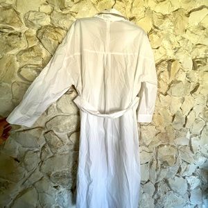 BB Dakota Button up white dress